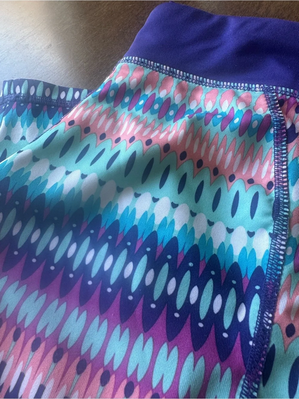Gymboree Purple, Aqua & Pink Patterned Girls' Leggings